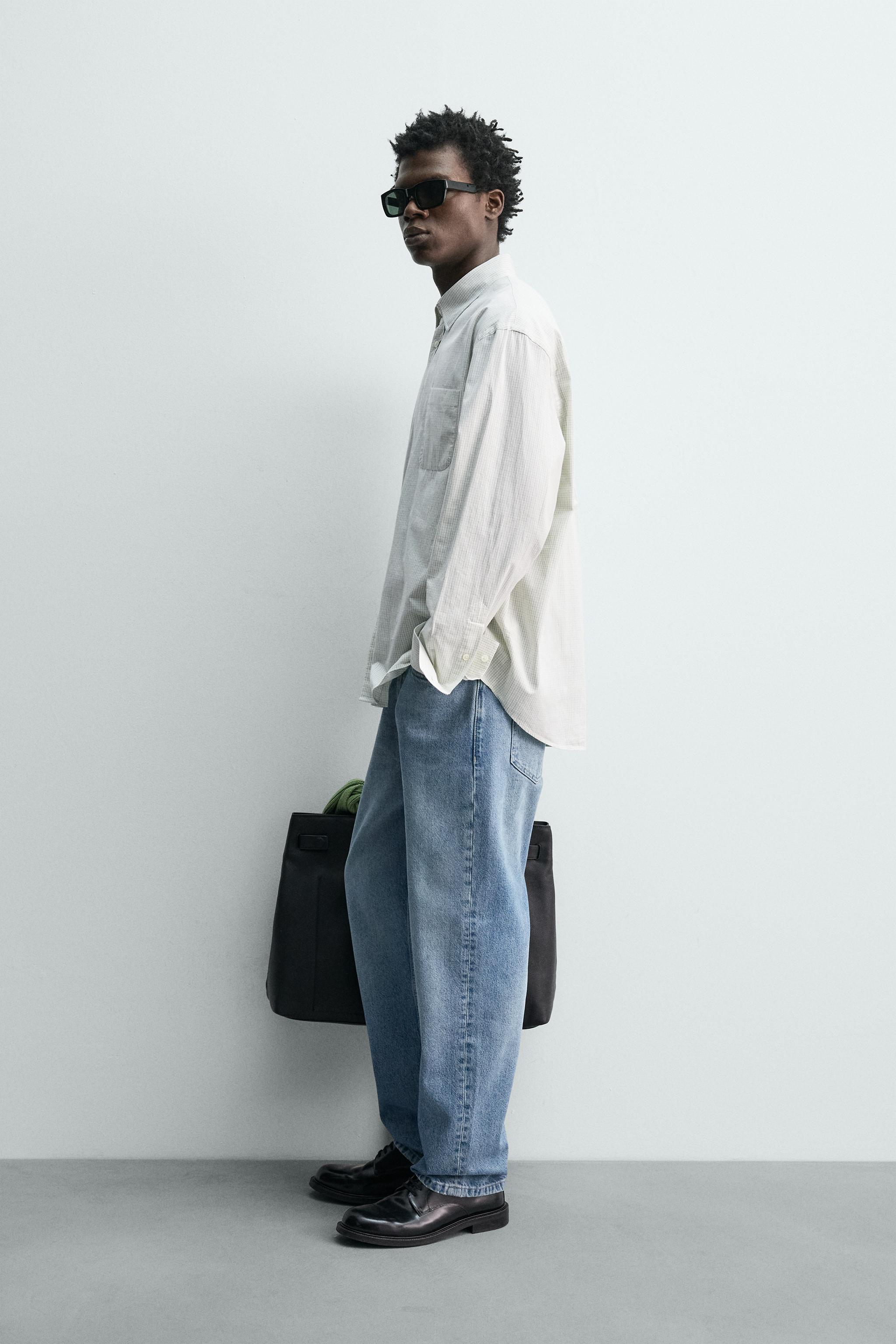 CHECK POPLIN SHIRT